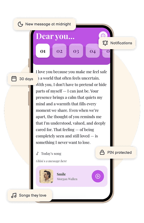 Love Reasons App Preview